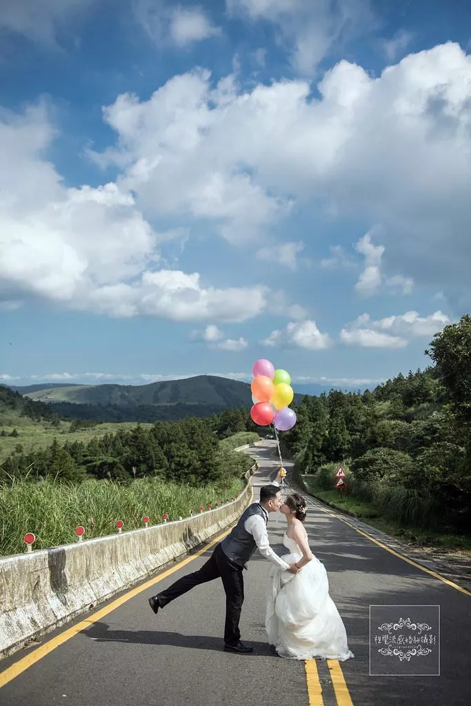 婚紗攝影台北特色婚紗景點|陽明山冷水坑公路-婚紗攝影台北特色婚紗景點|陽明山冷水坑公路