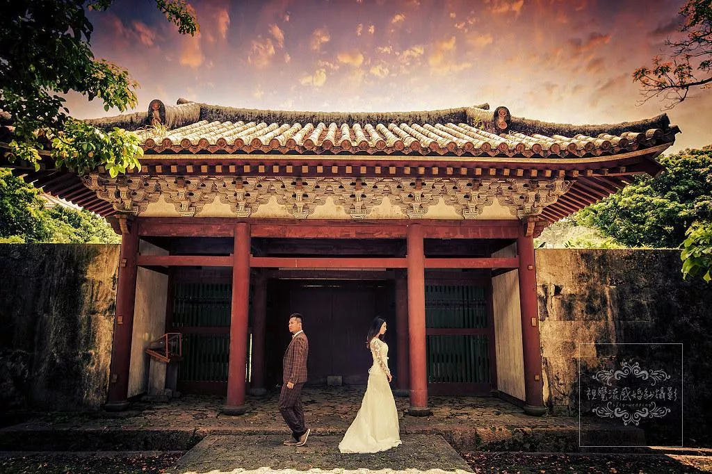 日本海外婚紗攝影,琉球沖繩拍婚紗,首里城旅拍,中和視覺流感婚紗-日本海外婚紗攝影|琉球沖繩|首里城