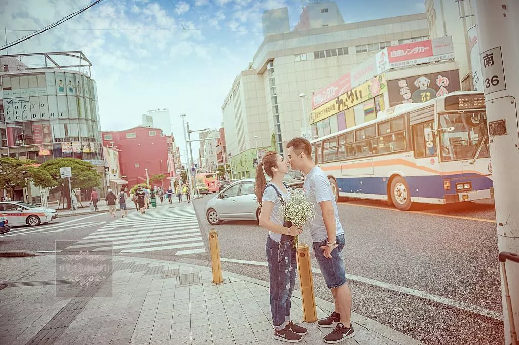 海外婚紗攝影,日本那霸拍婚紗,沖繩國際通街景旅拍,推薦視覺流感攝影-海外婚紗攝影|日本那霸|沖繩國際通街景