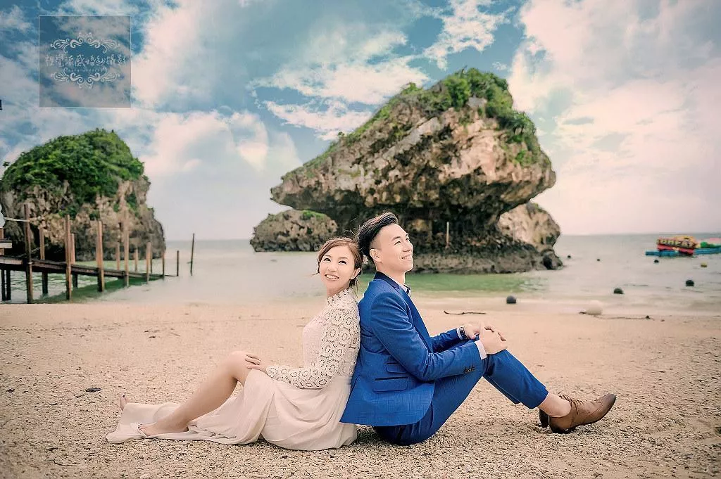 海外婚紗攝影,中和視覺流感,日本琉球沖繩新原海灘拍婚紗-海外婚紗攝影|日本琉球|沖繩新原海灘MibaruBeach