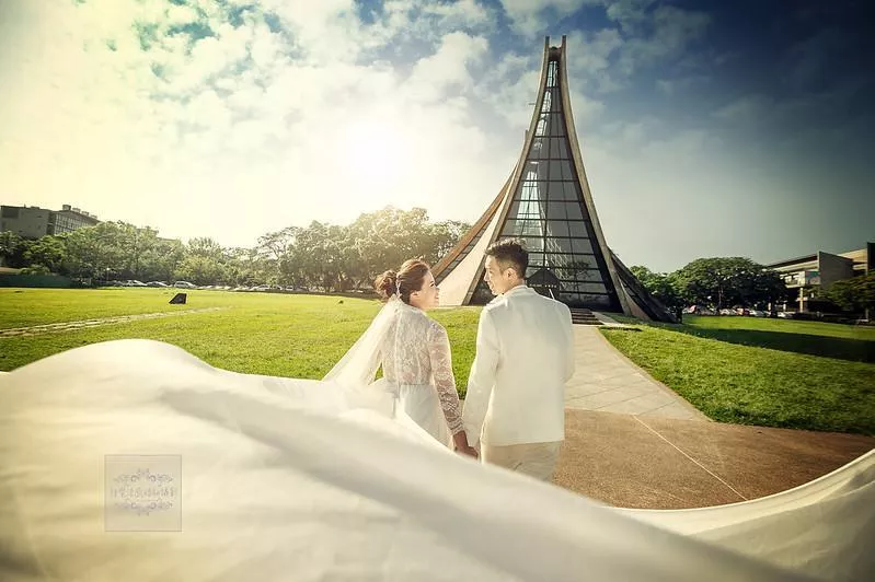 婚紗攝影台中景點推薦|東海大學|校園清新-婚紗攝影台中景點推薦|東海大學|校園清新