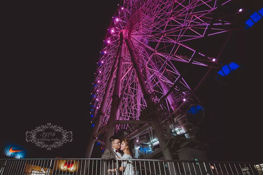 台中婚紗|三井MITSUIOUTLETPARK台中港|海景摩天輪-台中婚紗|三井MITSUIOUTLETPARK台中港|海景摩天輪