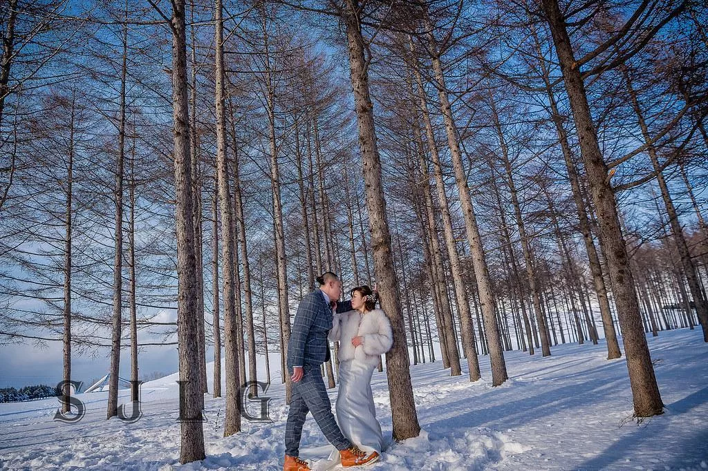 視覺流感海外婚紗攝影,日本北海道札幌拍婚紗,莫埃來沼公園旅拍-海外婚紗攝影|日本北海道札幌|莫埃來沼公園