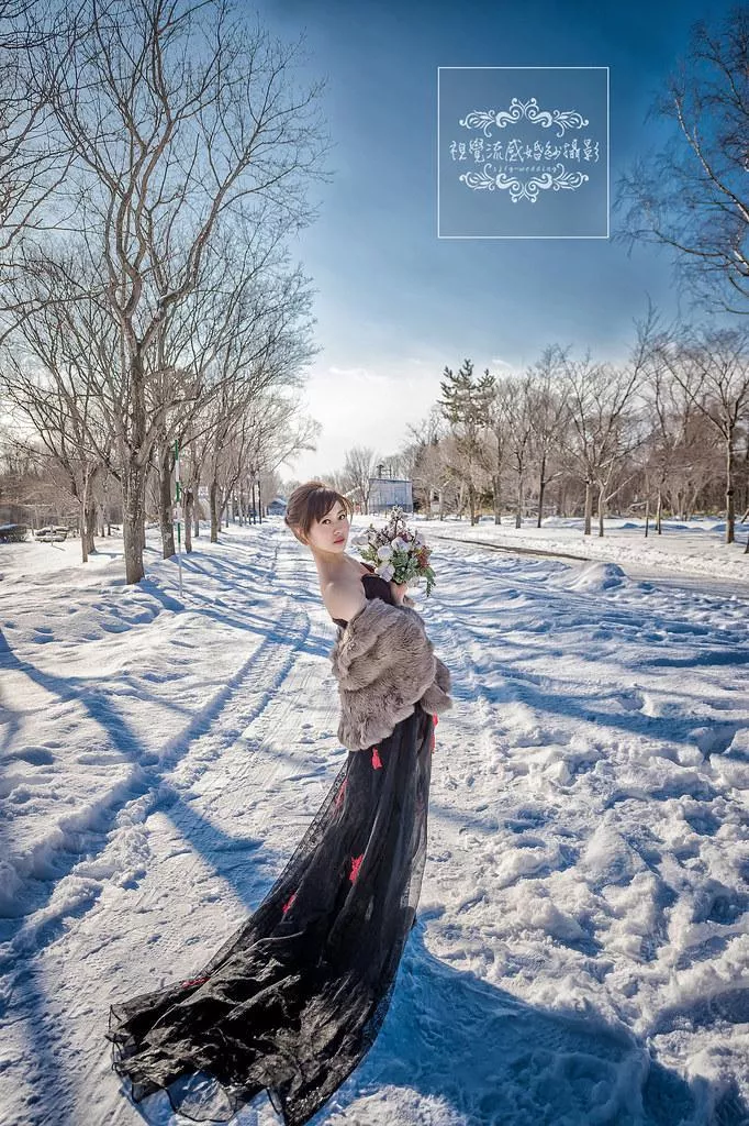 視覺流感海外婚紗攝影推薦,日本北海道拍婚紗,開拓之村雪國雪地雪景旅拍-海外婚紗攝影|日本北海道|開拓之村雪國雪地雪景