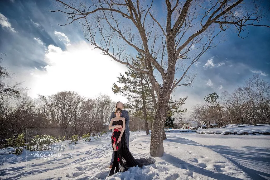 視覺流感海外婚紗攝影推薦,日本北海道拍婚紗,開拓之村雪國雪地雪景旅拍-海外婚紗攝影|日本北海道|開拓之村雪國雪地雪景