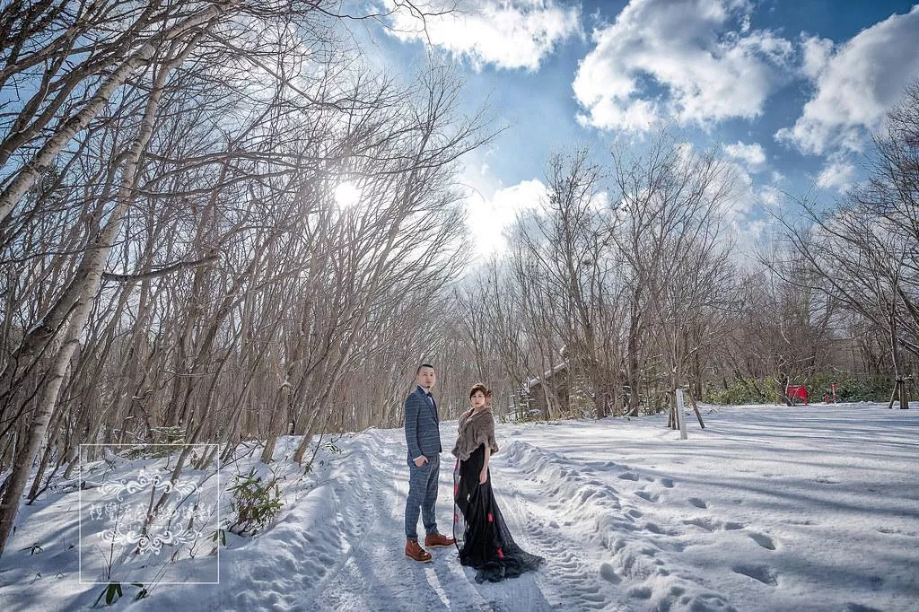 視覺流感海外婚紗攝影推薦,日本北海道拍婚紗,開拓之村雪國雪地雪景旅拍-海外婚紗攝影|日本北海道|開拓之村雪國雪地雪景