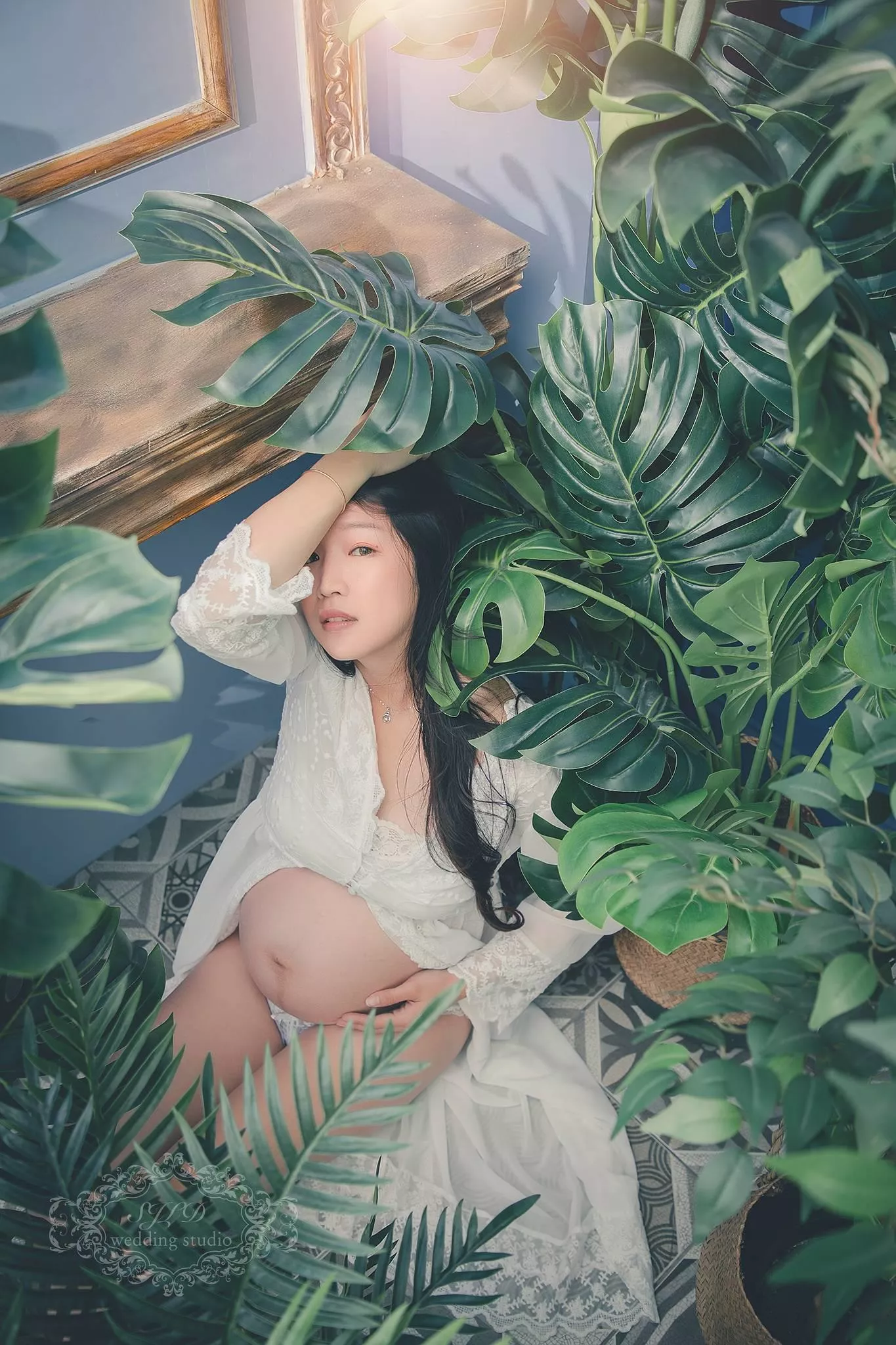 視覺流感婚紗攝影-親子寫真-孕婦照(26)-孕婦藝術照親子寫真|巷子內攝影棚新北景點