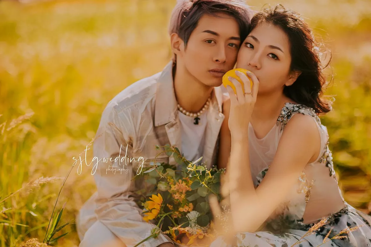 #視覺流感婚紗攝影#外拍婚紗#婚紗照#婚紗攝影#韓式婚紗(10)-關渡秘境花海婚紗攝影八仙抽水站台北|自然清新風格玩拍俏皮